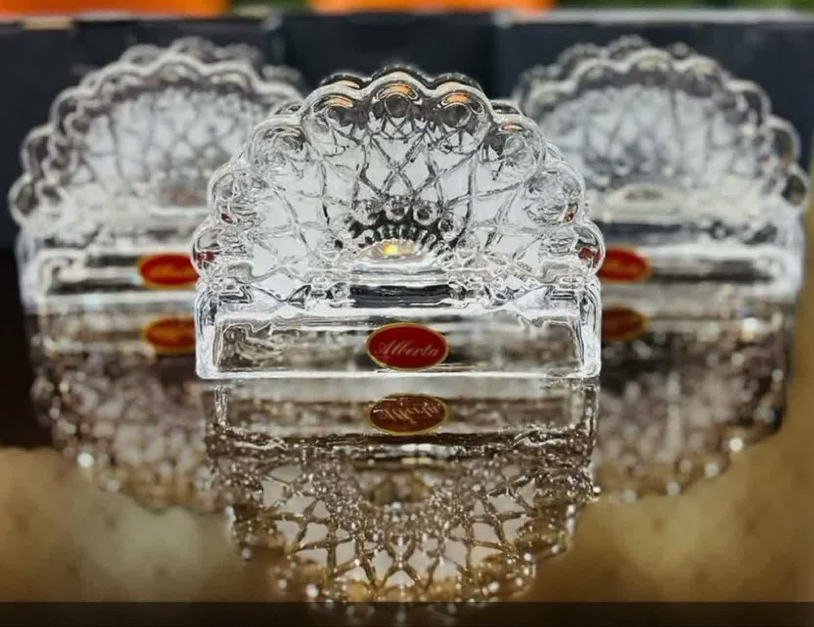 جا دستمالی رومیزی آنجلیکا تراش دست وارداتی