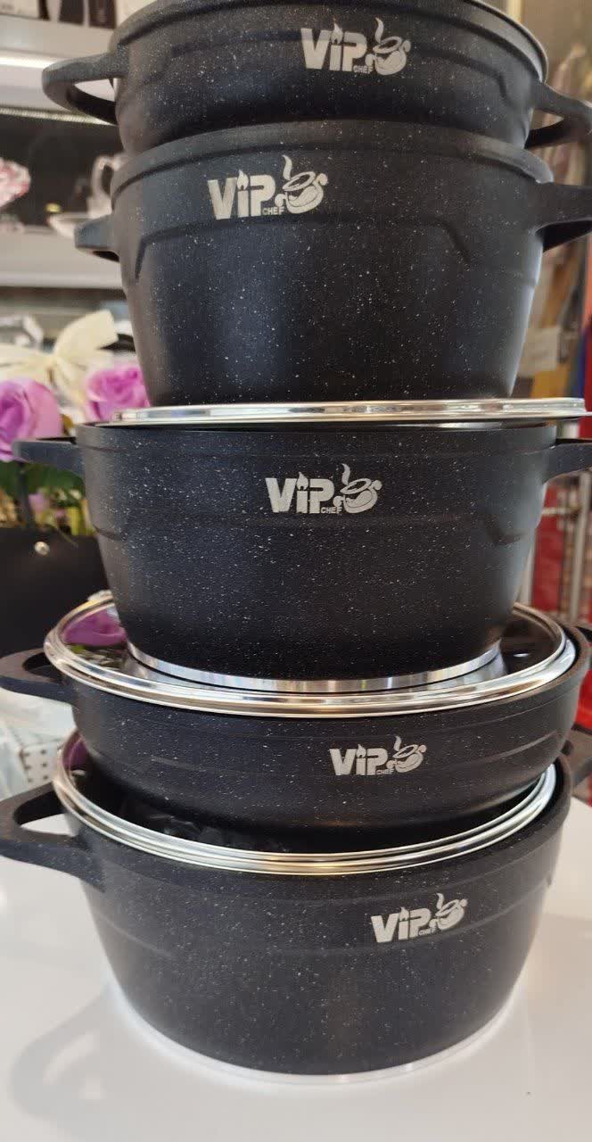 سرویس قابلمه چدن گرانیتی 16 پارچه vip