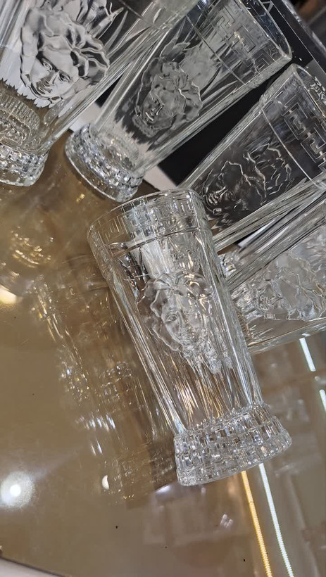 لیوان شربت خوری ورساجه آدریا گلس طرح امپرس