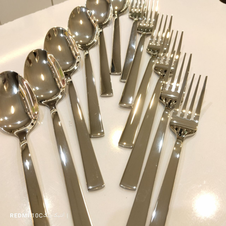 قاشق و چنگال استیل یونیک آهنربا نگیر 18*10 ضخیم شیکاگو